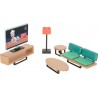 Set de meubles pour maison de poupée - Moderne-Poupées et peluches-Puzzles en bois en bois | BambinBois