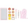 Lot patisserie Biscuits-Jeux de rôles-Jouets à tirer et à pousser en bois | BambinBois