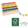 Table de multiplication multicolore "Educate"-Jouets éducatifs-Jouets à encastrer en bois | BambinBois