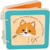Livre pour bébé "Lex" (motifs)-Jouets pour bébé-Livres en bois | BambinBois