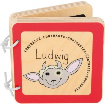 Livre pour bébé "Ludwig" (contrastes)
