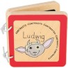 Livre pour bébé "Ludwig" (contrastes)-Jouets pour bébé-Livres en bois | BambinBois