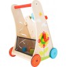 Chariot de marche Champs de fleurs-Jouets pour bébé-Chariots de marche en bois | BambinBois