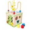 Cube d'activités en bois -  Insectes-Motricité et apprentissage-Jouets de motricité en bois | BambinBois