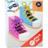 Chaussures à lacer colorées-Motricité et apprentissage-Jeux éducatifs | BambinBois