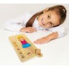 Puzzle à étages - Anatomie Fille-Motricité et apprentissage-Puzzles en bois | BambinBois
