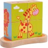 Puzzle cubes à encastrer Animaux-Motricité et apprentissage-Puzzles en bois | BambinBois