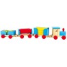 Grand train en bois avec cubes de construction-véhicules et circuits |BambinBois
