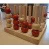 Tic Tac Toe en bois et 3D| Bambin Bois, jeux et jouets en bois