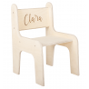 Petite chaise enfant personnalisable prénom de l'enfant - Fabriqué en France