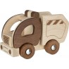 Camion-poubelle en bois - goki nature| Bambin Bois, jeux et jouets en bois