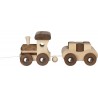 Train en bois - Goki nature - modèle Vancouver| Bambin Bois, jeux et jouets en bois