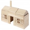 Jeu de construction 200 pièces, goki nature| Bambin Bois, jeux et jouets en bois