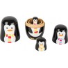 Poupées russes en bois -  Famille de pingouins-Jeux-Anniversaire et cadeaux en bois | BambinBois