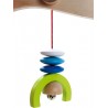 Portique d'éveil en bois - rouge et bleu-Jouets pour bébé-Portiques et tapis d´éveil en bois | BambinBois