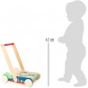 Chariot de marche et jeu de construction - "Move it"-Motricité et apprentissage-Chariots de marche en bois | BambinBois